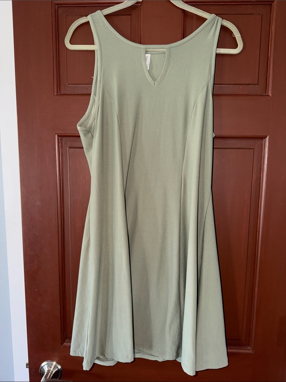 Mudd Sleeveless Maxi Dress in Sage Green
